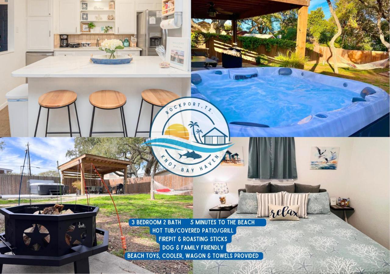 Knot Bay Haven, Dog Friendly, Hot Tub, Fenced Yard, Patio And Grill, 3 Br Villa ร็อกพอร์ต ภายนอก รูปภาพ
